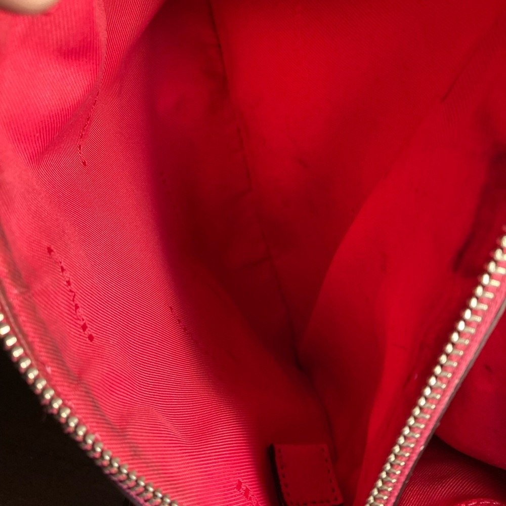 COACH PINK LEATHER SATCHEL TOTE SHOULDERBAG - Picture 7 of 13